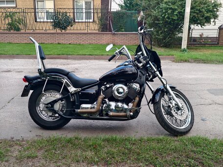 1998 Yamaha XVS650 Drag Star, чёрный, 499000 рублей, вид 2