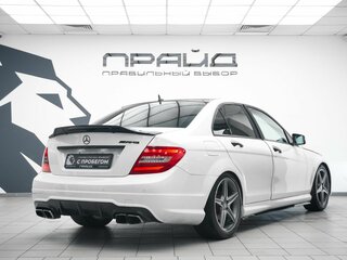 2012 Mercedes-Benz C-Класс 180 BlueEFFICIENCY III (W204) Рестайлинг, белый, 1149000 рублей, вид 3