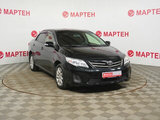 2010 Toyota Corolla X (E140, E150) Рестайлинг, чёрный, 920000 рублей, вид 3