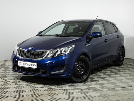 2014 Kia Rio III, синий, 799700 рублей, вид 1