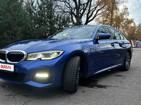 2020 BMW 3 серии 320d xDrive VII (G2x), синий, 3650000 рублей, вид 2
