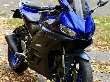 2023 Yamaha YZF-R3, синий, 570000 рублей, вид 2