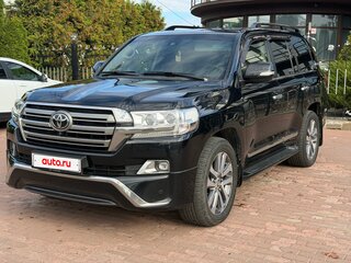 2016 Toyota Land Cruiser 200 Series Рестайлинг 2, чёрный, 5100000 рублей, вид 2