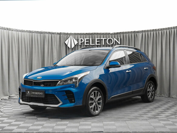 2020 Kia Rio X IV Рестайлинг, синий, 1470000 рублей
