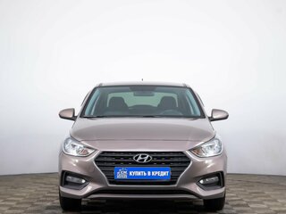 2019 Hyundai Solaris II, коричневый, 1219000 рублей, вид 2