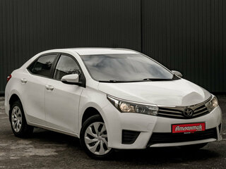 2013 Toyota Corolla XI (E160, E170, E180), белый, 1235000 рублей, вид 3