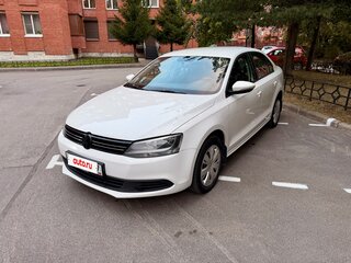 2012 Volkswagen Jetta VI, белый, 1050000 рублей, вид 1