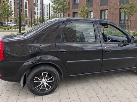 2013 Renault Logan I Рестайлинг, чёрный, 470000 рублей, вид 4