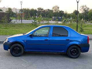 2007 Renault Logan I, синий, 87000 рублей, вид 2