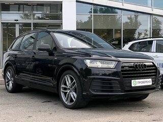 2019 Audi Q7 II (4M), чёрный, 5170000 рублей, вид 3