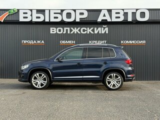 2015 Volkswagen Tiguan I Рестайлинг, синий, 1810000 рублей, вид 4