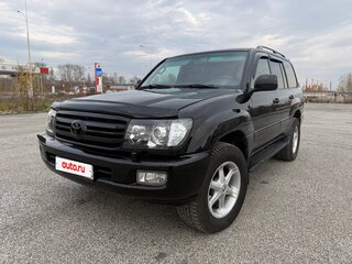 2003 Toyota Land Cruiser 100 Series Рестайлинг 1, чёрный, 1700000 рублей, вид 1