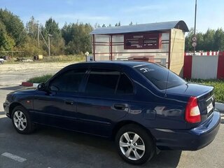 2008 Hyundai Accent ТагАЗ II, синий, 355000 рублей, вид 4