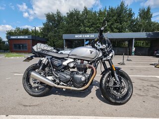 2025 Triumph Speed Twin, серебристый, 1400000 рублей, вид 1