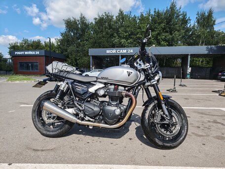 2025 Triumph Speed Twin, серебристый, 1400000 рублей, вид 1