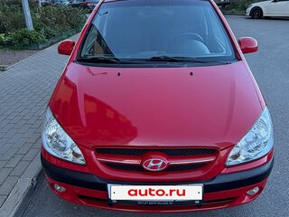 2008 Hyundai Getz I Рестайлинг, красный, 400000 рублей, вид 1