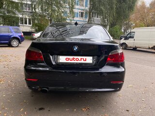 2008 BMW 5 серии 520d V (E60/E61) Рестайлинг, чёрный, 1150000 рублей, вид 3
