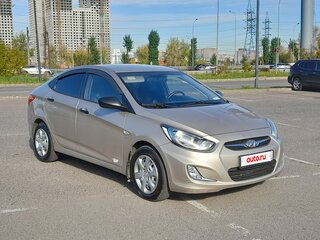 2011 Hyundai Solaris I, бежевый, 475000 рублей, вид 1