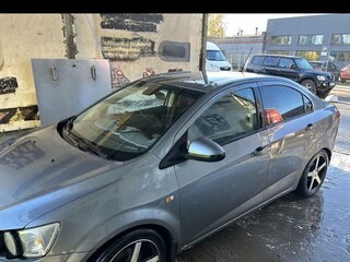 2013 Chevrolet Aveo II, серый, 365000 рублей, вид 4