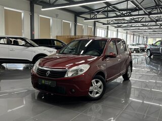 2012 Renault Sandero I, красный, 590000 рублей, вид 1