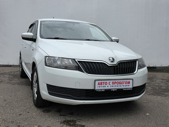 2019 Skoda Rapid I Рестайлинг, белый, 1120000 рублей - вид 2