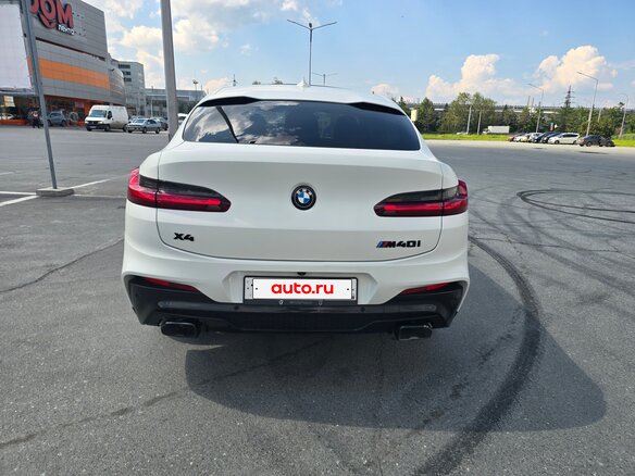 2019 BMW X4 M40i II (G02), белый, 4600000 рублей - вид 3
