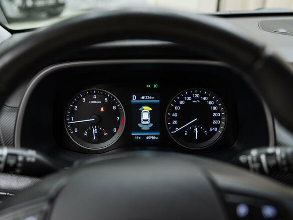 2018 Hyundai Tucson III Рестайлинг, синий, 2385000 рублей - вид 10