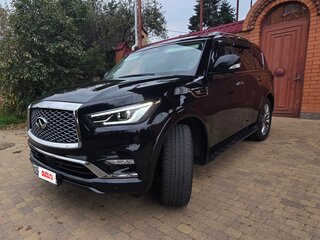 2021 Infiniti QX80 I Рестайлинг 2, чёрный, 7000000 рублей, вид 3