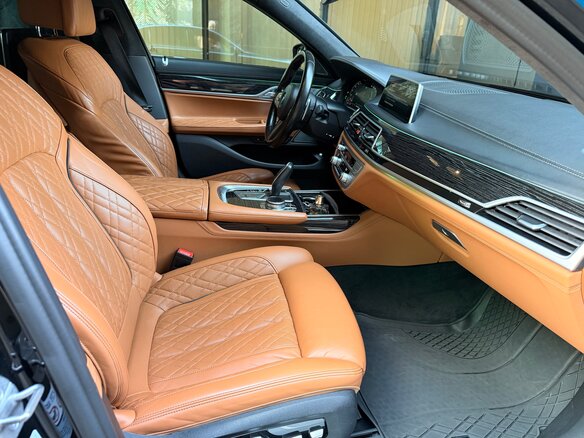 2021 BMW 7 серии Long 730Ld xDrive VI (G11/G12) Рестайлинг, чёрный, 7100000 рублей - вид 10