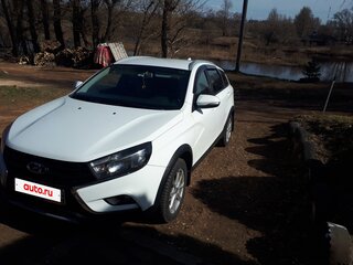 2019 Lada (ВАЗ) Vesta SW Cross I, белый, 1250000 рублей, вид 4