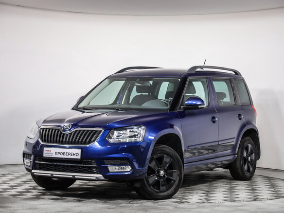 2014 Skoda Yeti I Рестайлинг, синий