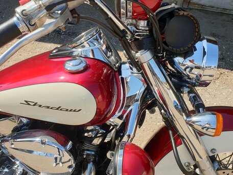 2008 Honda Shadow 750, красный, 550000 рублей, вид 3