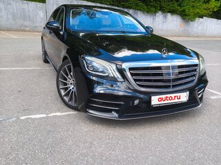 2020 Mercedes-Benz S-Класс 350 d Long VI (W222, C217) Рестайлинг, чёрный, 4699999 рублей, вид 2