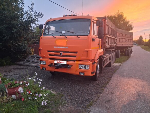2014 КамАЗ 45143, оранжевый, 2800000 рублей