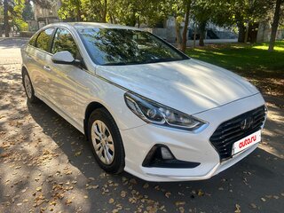 2017 Hyundai Sonata VII (LF) Рестайлинг, белый, 1290000 рублей, вид 2