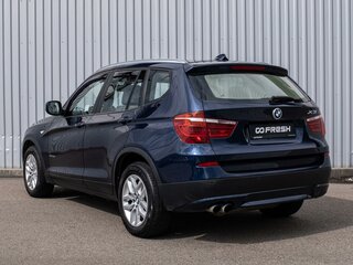 2014 BMW X3 30d xDrive II (F25), синий, 2449000 рублей, вид 2