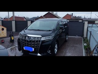 2018 Toyota Alphard III Рестайлинг, чёрный, 3500000 рублей, вид 2