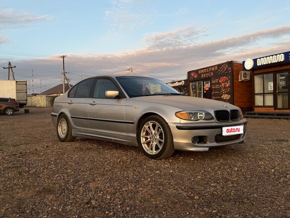 2003 BMW 3 серии 320i IV (E46) Рестайлинг, серебристый, 580000 рублей - вид 1
