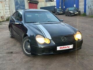 2002 Mercedes-Benz C-Класс 180 II (W203), чёрный, 380000 рублей, вид 4