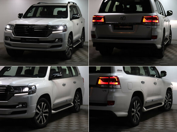 2017 Toyota Land Cruiser 200 Series Рестайлинг 2, белый - вид 24