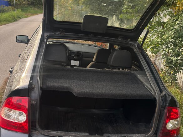 2008 Lada (ВАЗ) Priora I, чёрный, 145000 рублей - вид 6