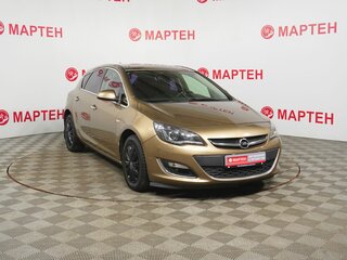 2013 Opel Astra J Рестайлинг, коричневый, 733000 рублей, вид 3