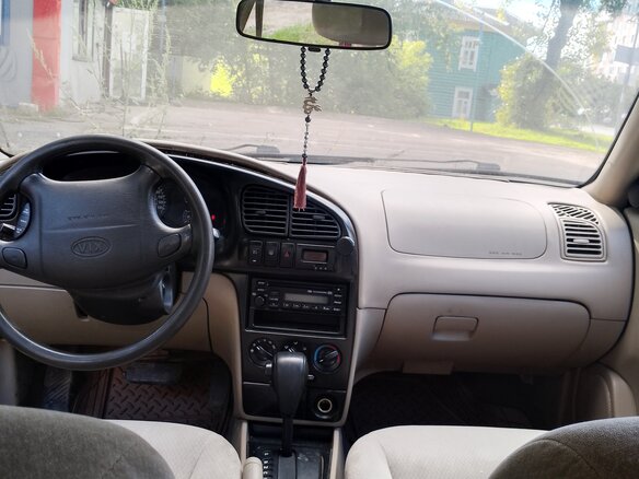 2003 Kia Spectra I Рестайлинг 1, красный - вид 4
