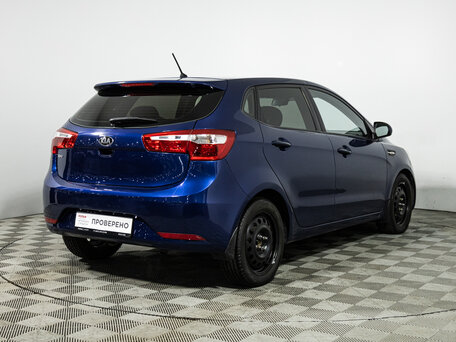 2014 Kia Rio III, синий, 799700 рублей, вид 5