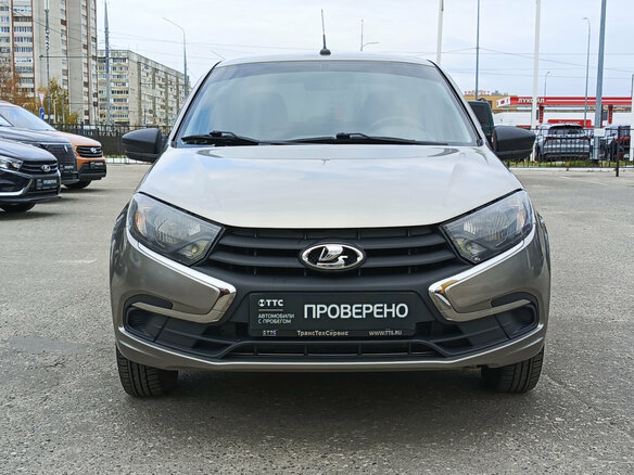 2019 Lada (ВАЗ) Granta I Рестайлинг, серый, 465000 рублей - вид 1