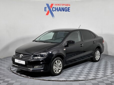 2015 Volkswagen Polo V Рестайлинг, чёрный, 877000 рублей, вид 1