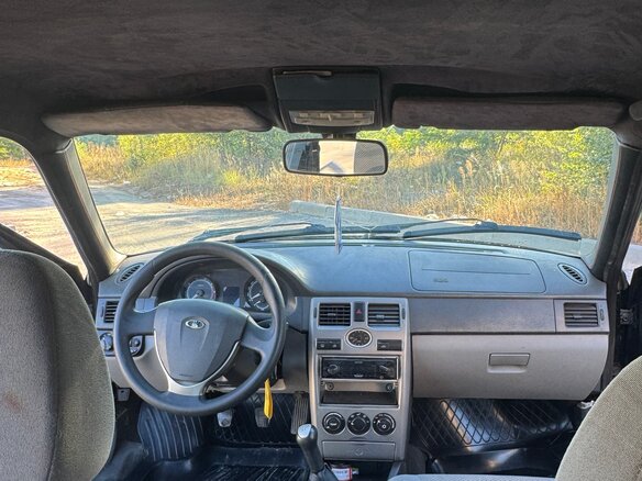 2012 Lada (ВАЗ) Priora I, чёрный - вид 8