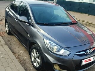 2011 Hyundai Solaris I, чёрный, 610000 рублей, вид 2
