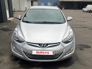 2014 Hyundai Elantra V (MD) Рестайлинг, серебристый, 950000 рублей, вид 2