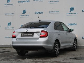 2019 Skoda Rapid I Рестайлинг, серебристый, 1350000 рублей, вид 5
